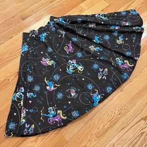 Kitschy Witch Stargazer Skirt - Stephanie Buscema Artist Print - MINT S/M